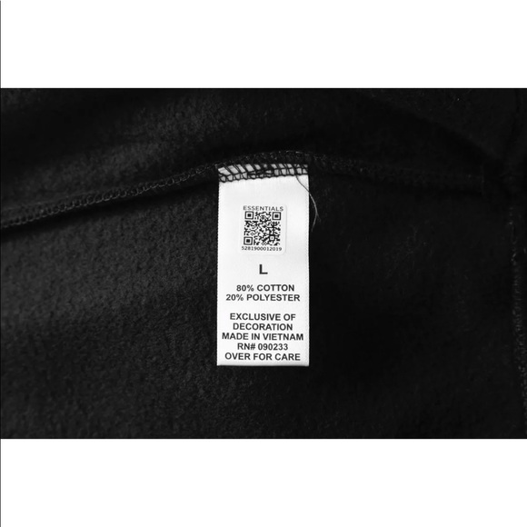 NWT Essentials Fear of God men’s sweatshirt Large - Picture 5 of 6